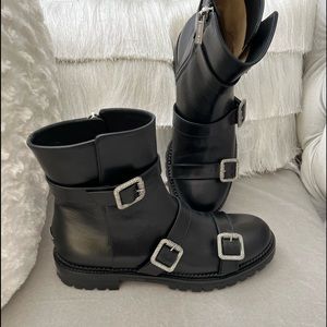 Jimmy Choo combat boots
